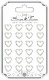 Always & Forever - Adhesive Pearl Heart Chain