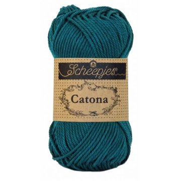 401 DARK TEAL Scheepjes Catona 10 gram