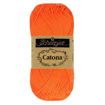 603 NEON ORANGE SCHEEPJES CATONA 50G