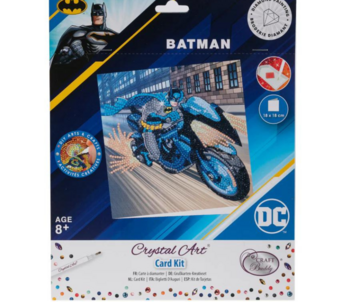 Crystal Art Card: Warner Brothers: Batman (18x18 cm)