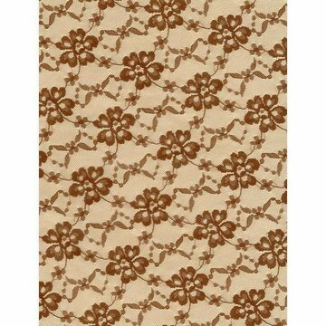 Decopatch papier bruin romantische bloemenprint OP=OP