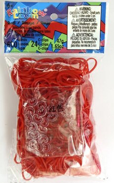 Rainbow Loom Red