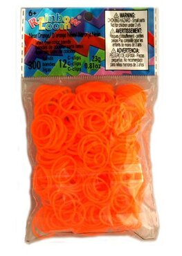 Rainbow Loom Neon Oranje 300 stuks