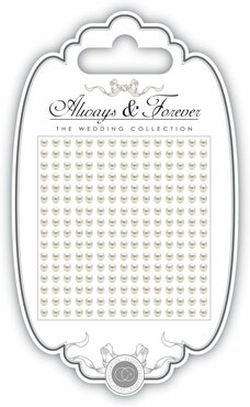 Always & Forever - Adhesive Pearls  3mm