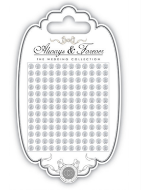 Always & Forever - Adhesive Pearls  4mm